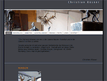 Tablet Screenshot of christian-roesner.de